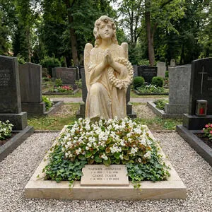 Kalina Antiker Engelgrabstein für ein Urnengrab aus Sandstein