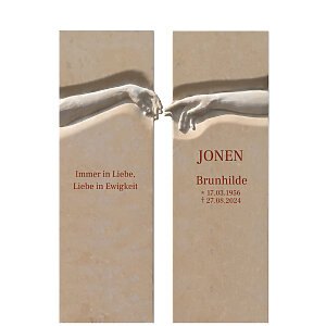 Grabstein mit Inschrift