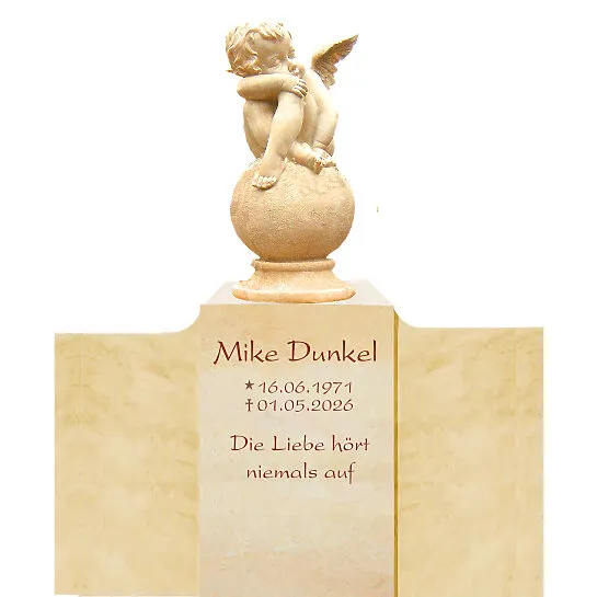 President : Engel Doppelgrabmal Serius (Schriftbeispiel 5 von 5)