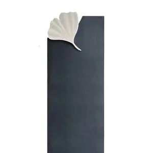 Gingko Vivare Gingkoblatt Urnengrabstein in hell-dunkel Granit & Marmor