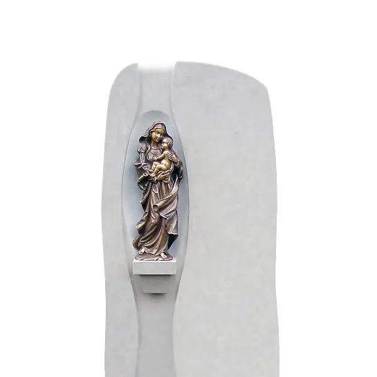 Magnifico – Grabmal Familiengrab Modern Bronze Madonna Figur