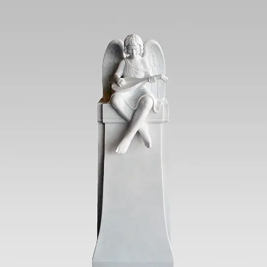 Raphael – Grabmal Marmor Weiss Engel Statue Online Kaufen