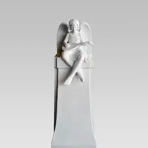 Raphael Grabmal Marmor Weiss Engel Statue Online Kaufen