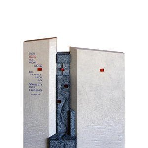 Nazarus Grabstein Naturstein Modern Bunt Gestaltet