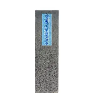 Celenta Aqua Granit Grabstein Stele Doppelgrab mit Glaseinsatz