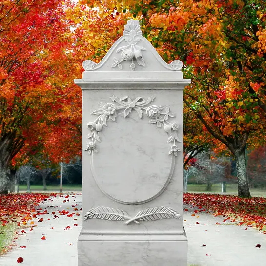 Marguerite – Marmor Denkmal Klassisch Weiss Online Bestellen