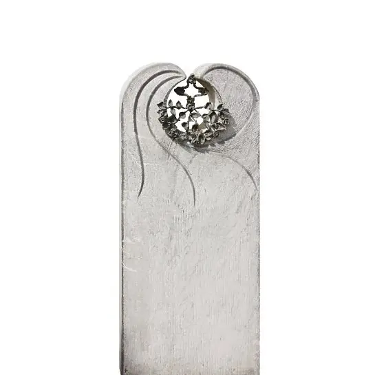 Lucidaris – Marmor Urnengrabstein mit Bronze Deko