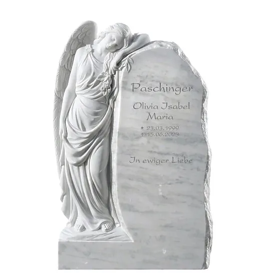 President : Granit Urnengrabstein mit Engel Clarissa (Schriftbeispiel 4 von 4)