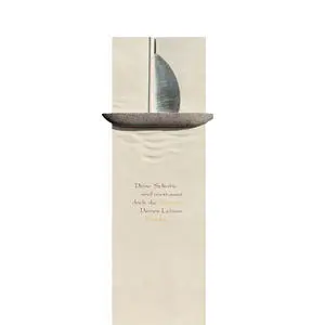 Briona Modernes Doppelgrabmal Boot Symbol