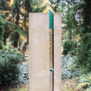 Vasari Modernes Grabmal Grabsteingestaltung mit Glas