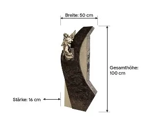Grabstein mit Abmessungen