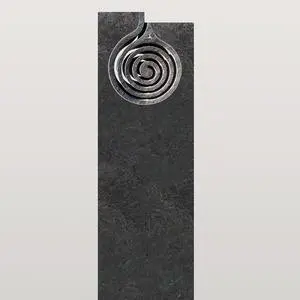 IL Turno Preisgünstiger Grabstein Granit mit Spirale