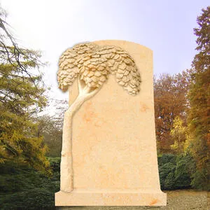 Grabdenkmal mit Lebensbaum