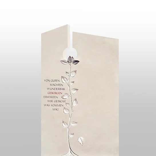 Fiola – Urnengrab Grabstein mit Baum Symbol