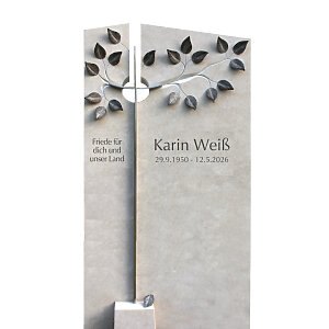Grabstein mit Inschrift