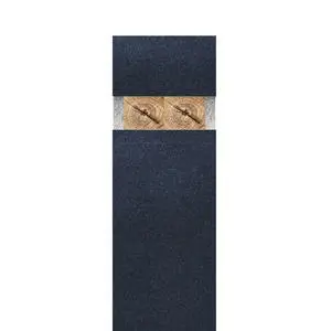 Carisso Legno Urnengrabstein Granit Schwarz mit Holz