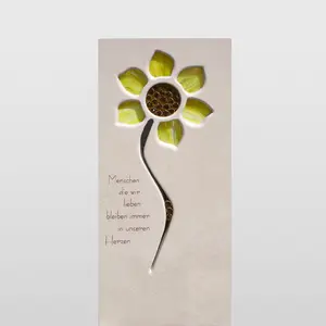Helia Fiore Urnengrabstein mit Sonnenblume Kaufen