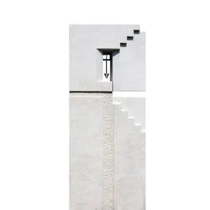 Marghera Urnengrabstein Modern mit Stufen Muster