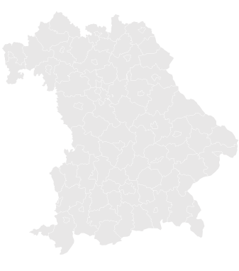 Karte von Bayern