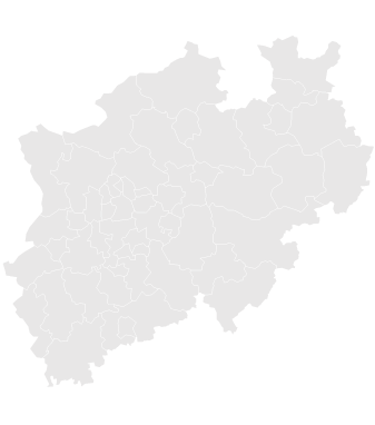 Nordrhein-Westfalen - Karte