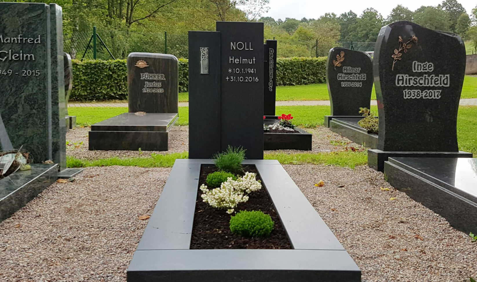 Stilvolle Grabsteine Referenz