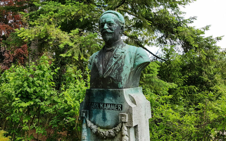 Jena Nordfriedhof Historisches Einzelgrab Kämmer - 2