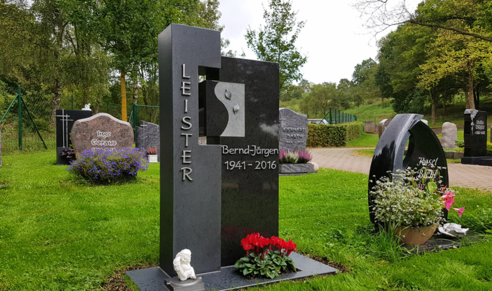 Stilvolle Grabsteine Referenz