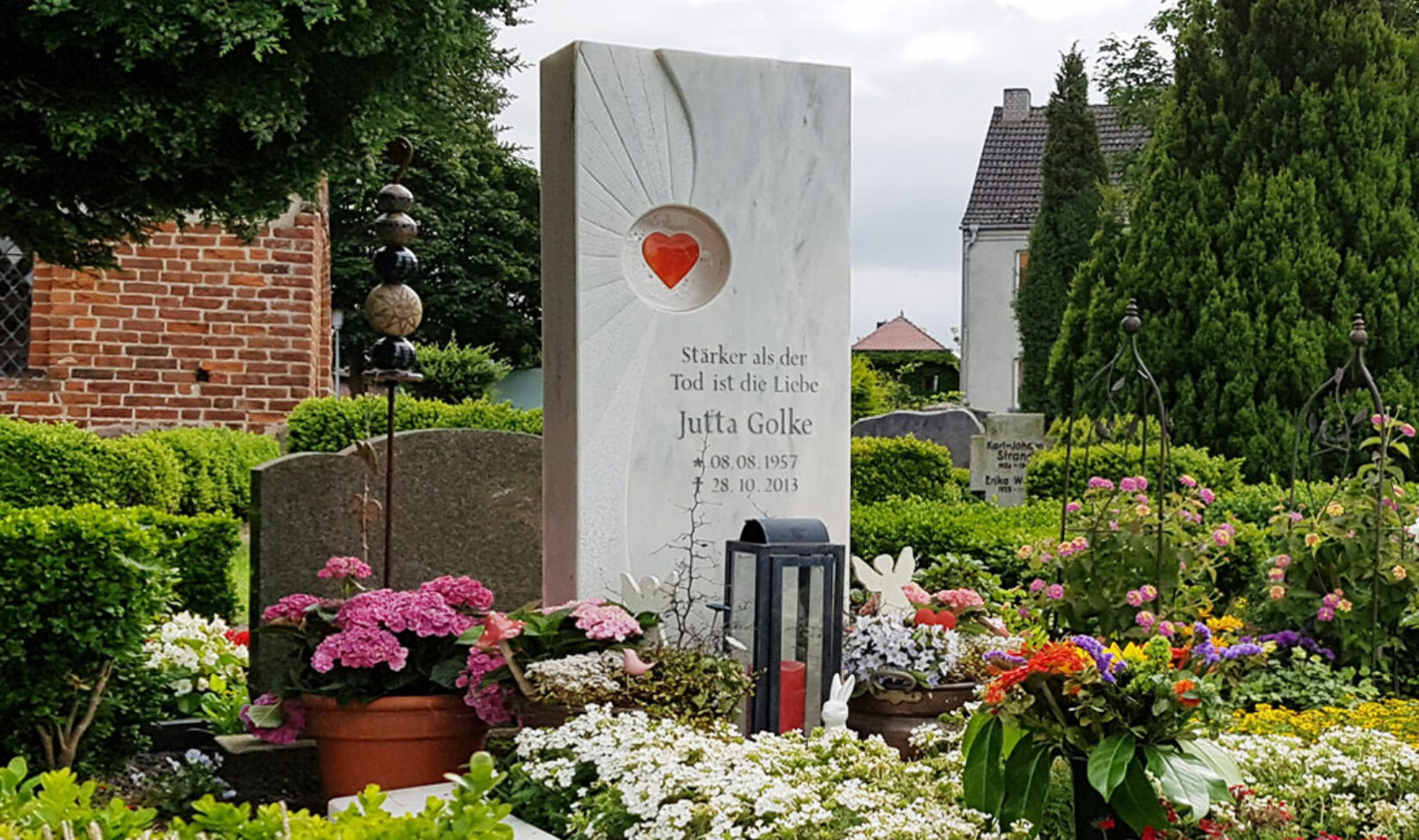 Stilvolle Grabsteine Referenz