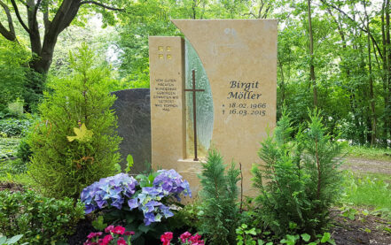 Erfurt Hauptfriedhof Einzelgrabmal Möller