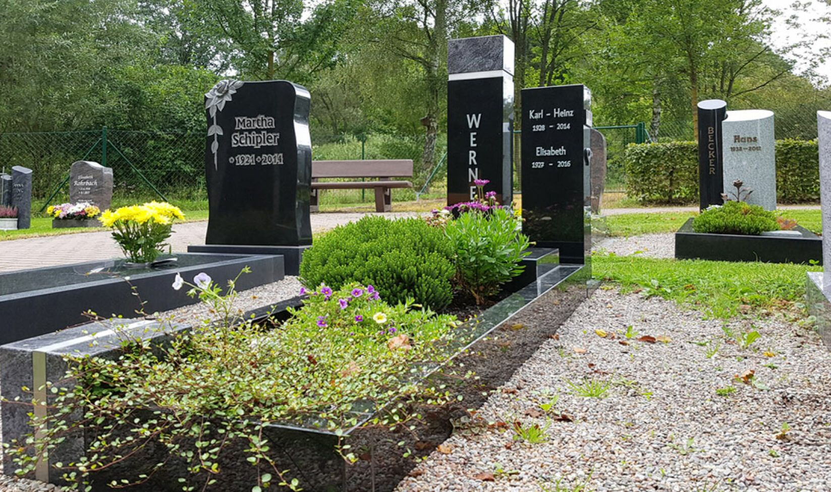 Stilvolle Grabsteine Referenz