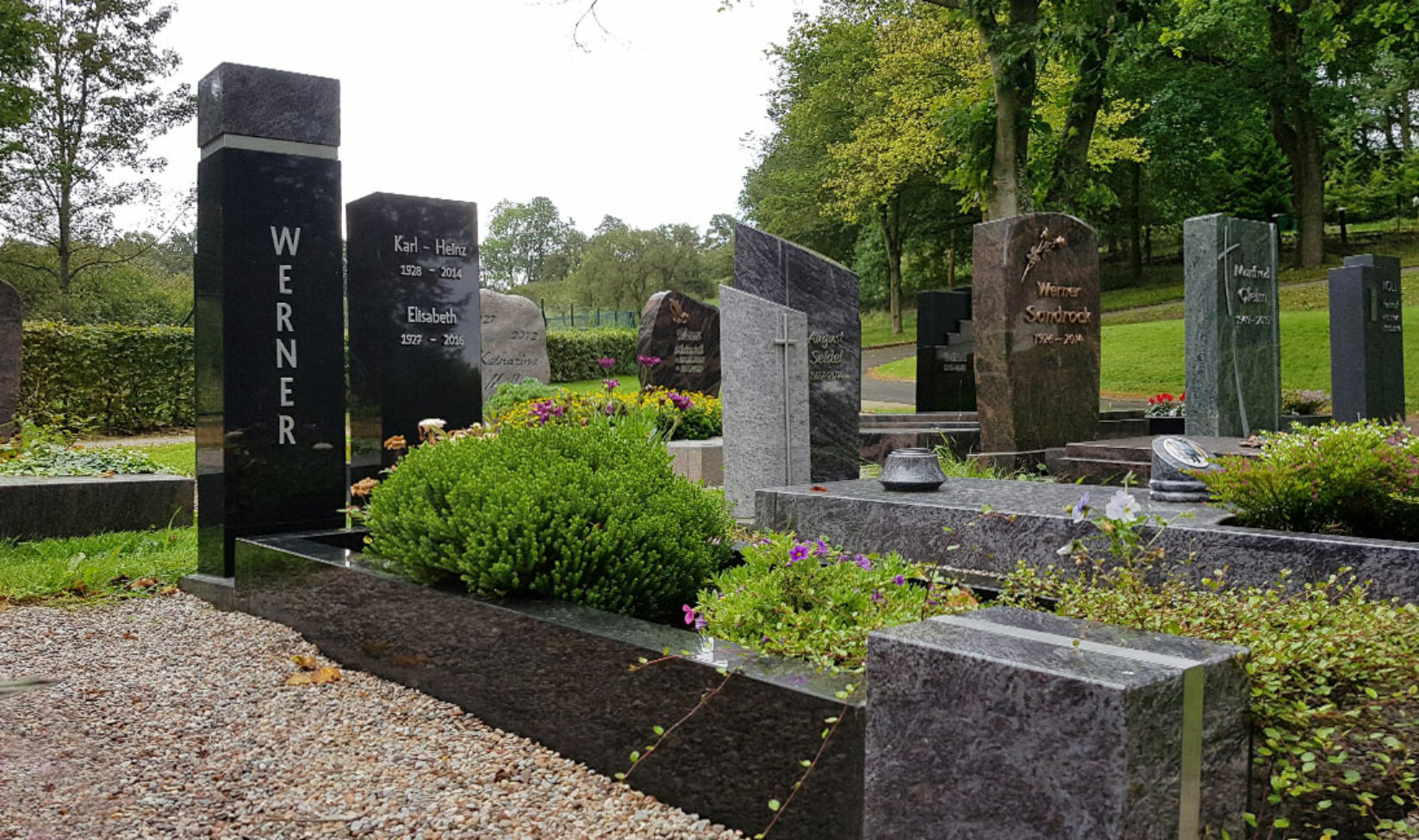 Stilvolle Grabsteine Referenz