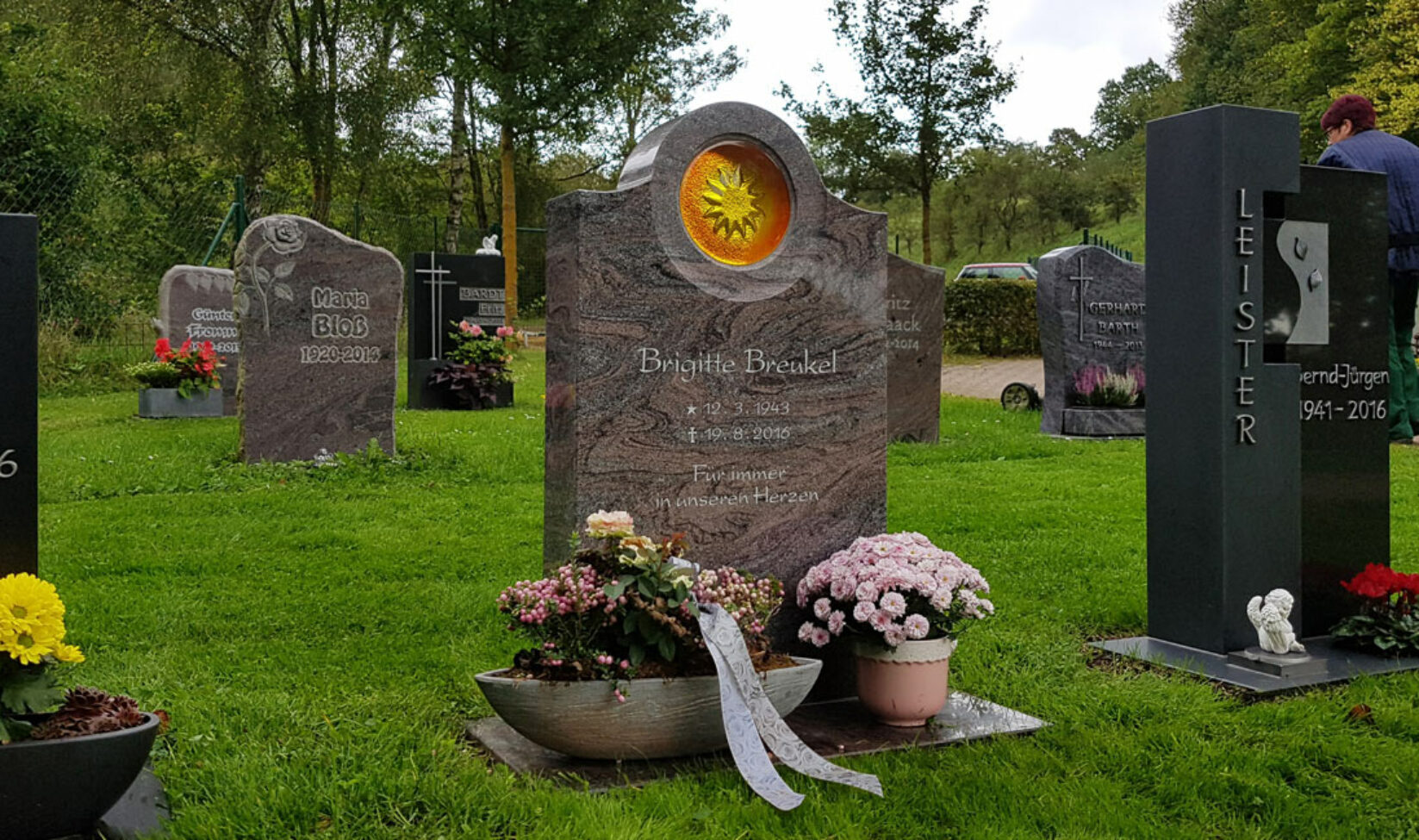 Stilvolle Grabsteine Referenz