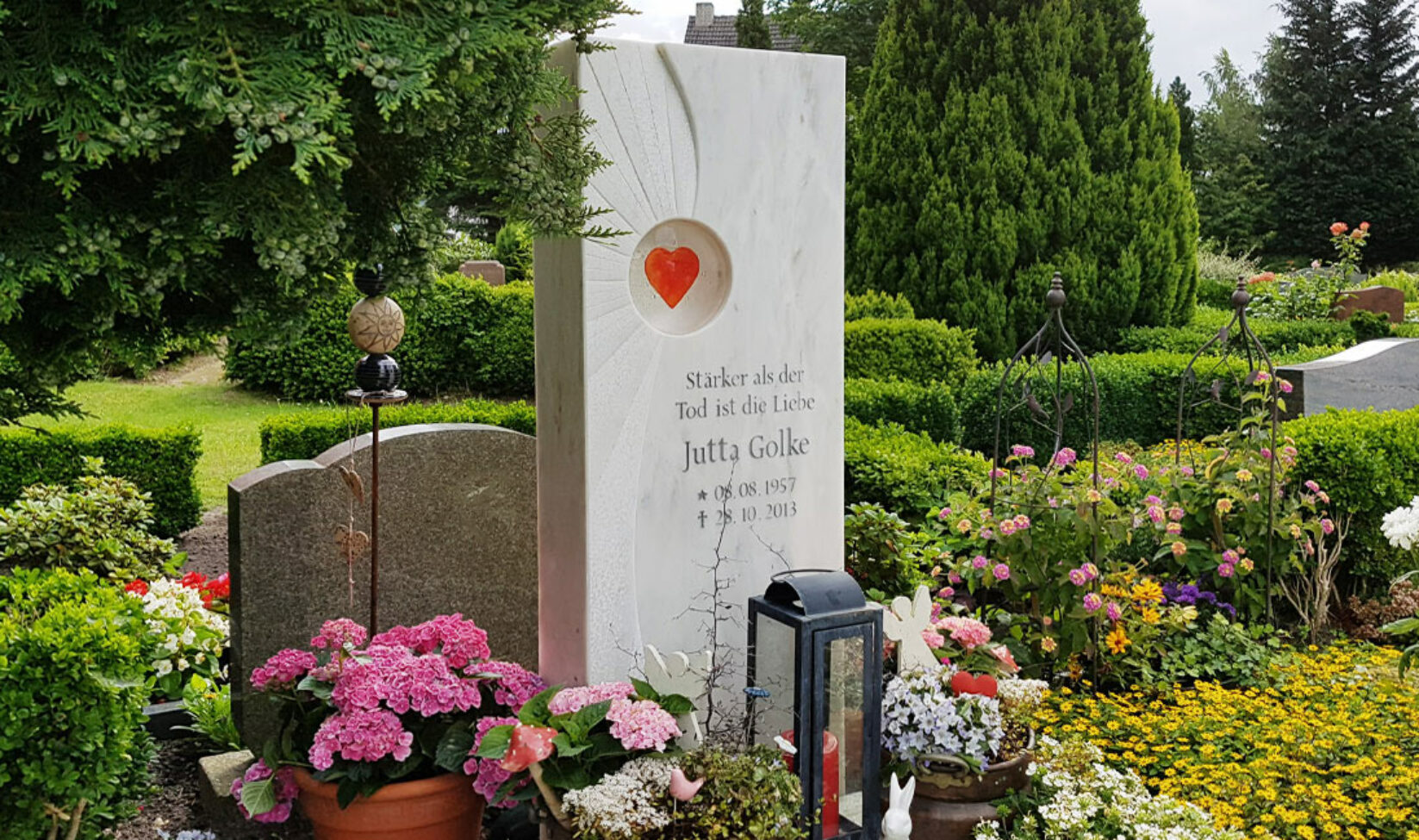 Stilvolle Grabsteine Referenz