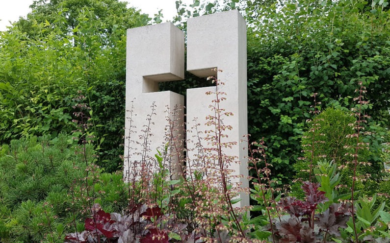 Erfurt-Hochheim Friedhof Doppelgrabmal Bargenda - 1