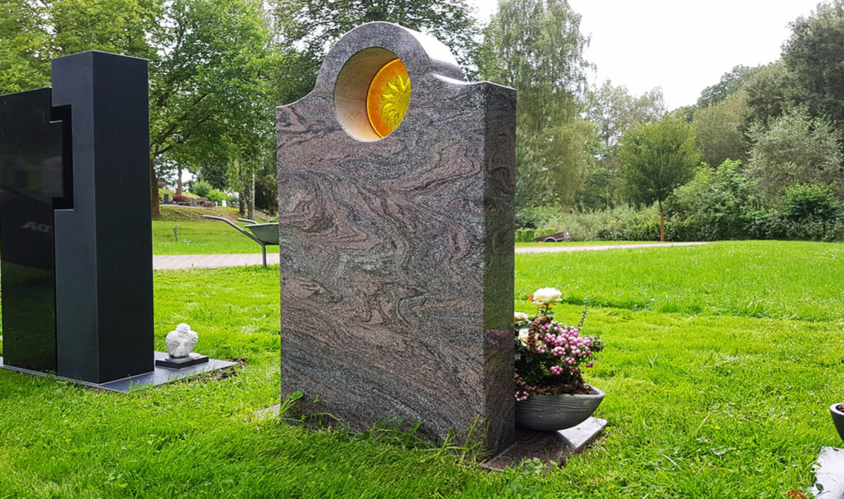 Stilvolle Grabsteine Referenz