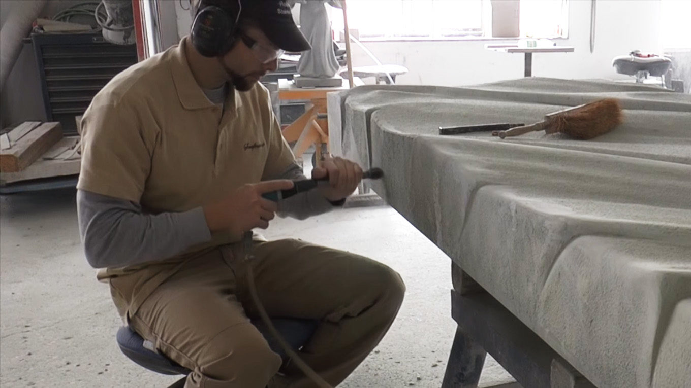 Video zu Grabplatte Marmor grün – Massive Grababdeckung aus der Werkstatt