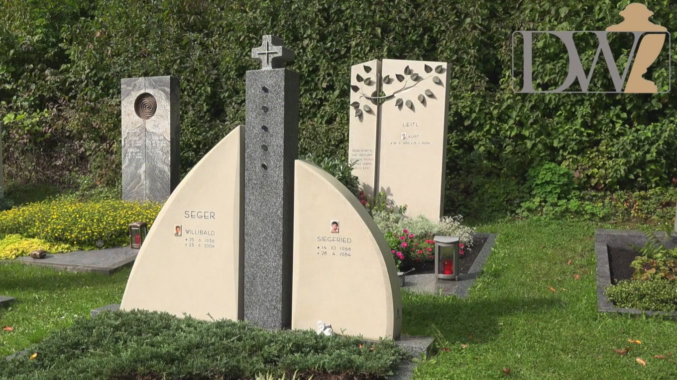 Video zu Moderner Grabstein groß für ein Doppelgrab oder Familiengrab – von Stilvolle-Grabsteine.de