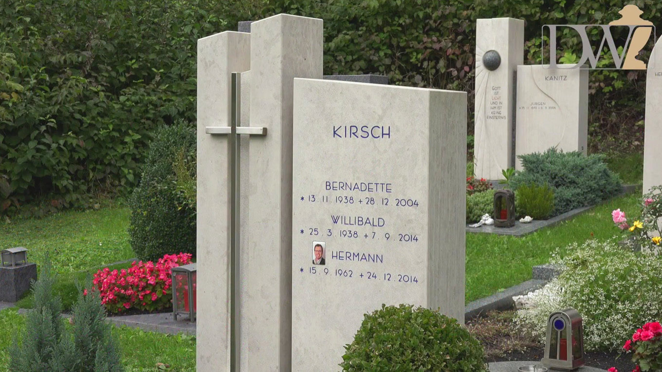 Video zu Außergewöhnliche Grabsteine für ein Familiengrab – Grabstein mit Kreuz