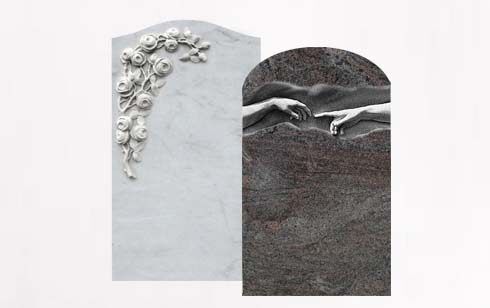 Einzelgrabsteine - Grabsteine für Einzelgräber, Reihengräber & Wahlgräber