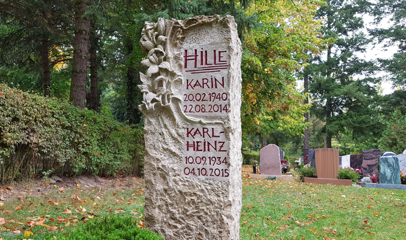 Stilvolle Grabsteine Referenz