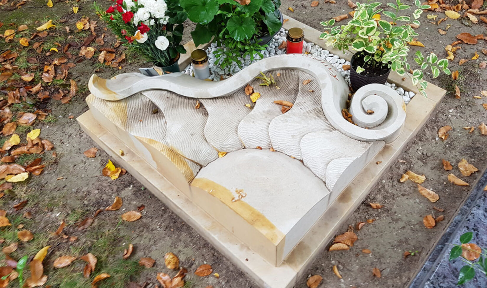 Stilvolle Grabsteine Referenz