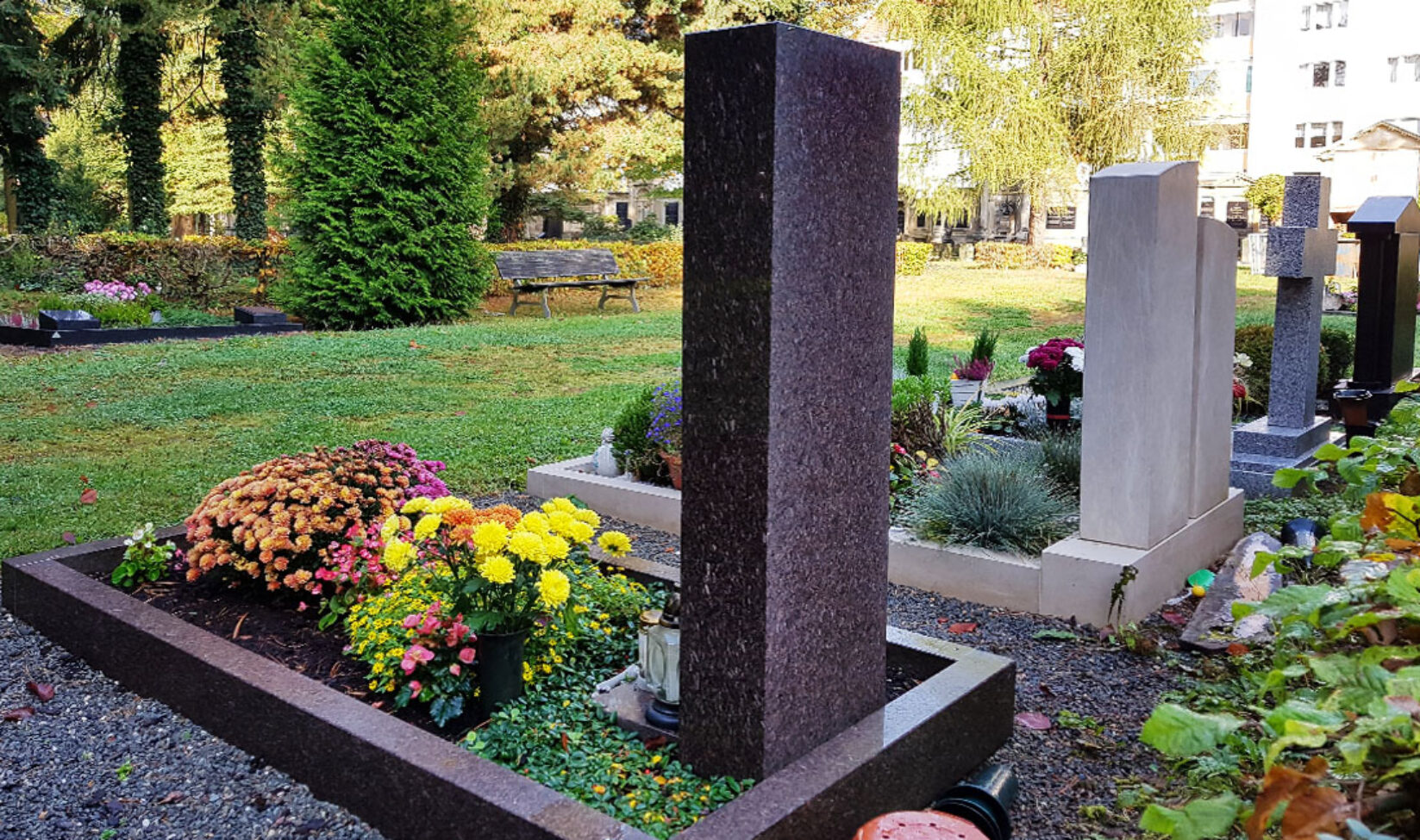 Stilvolle Grabsteine Referenz