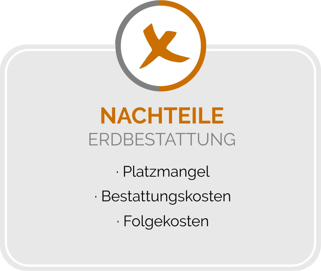 Nachteile Erdbestattung