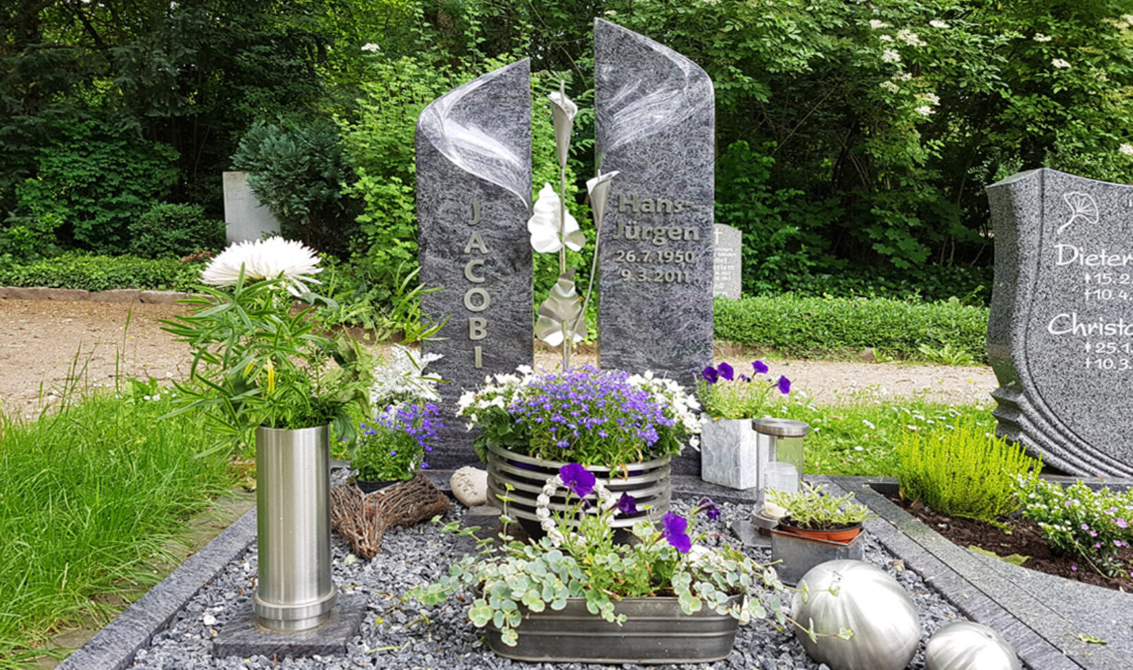 Stilvolle Grabsteine Referenz