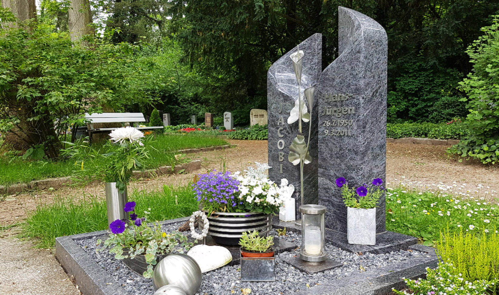 Stilvolle Grabsteine Referenz