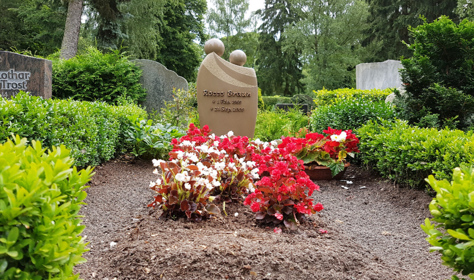 Stilvolle Grabsteine Referenz