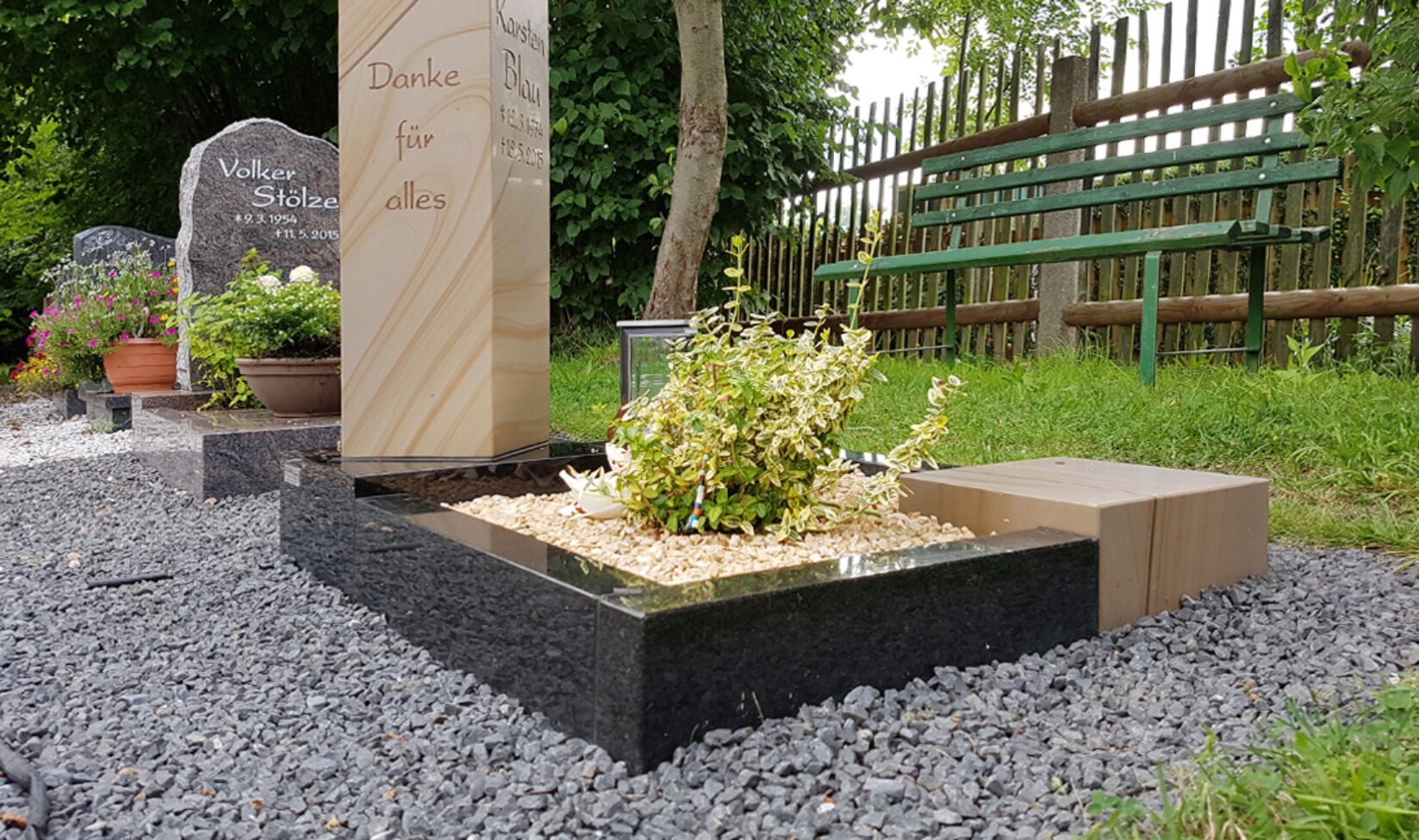 Stilvolle Grabsteine Referenz