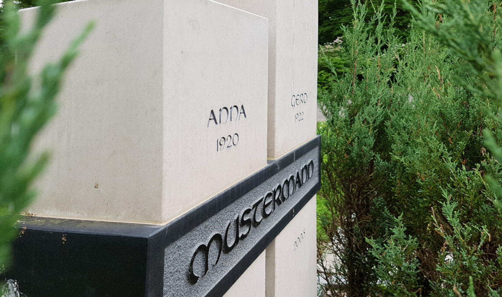 Stilvolle Grabsteine Referenz