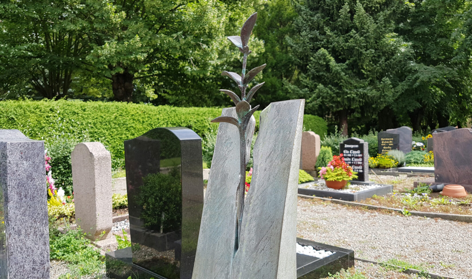 Stilvolle Grabsteine Referenz