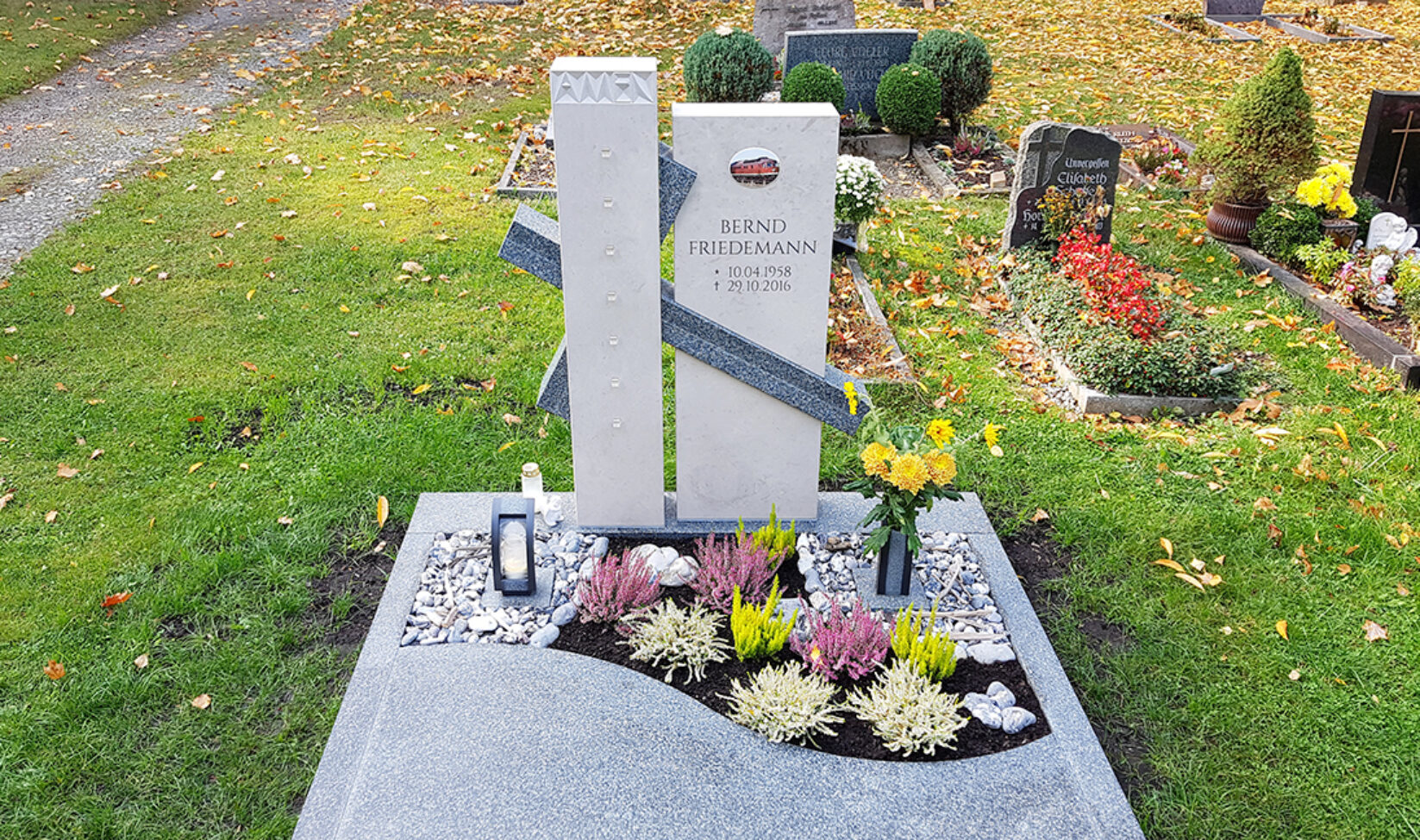 Stilvolle Grabsteine Referenz